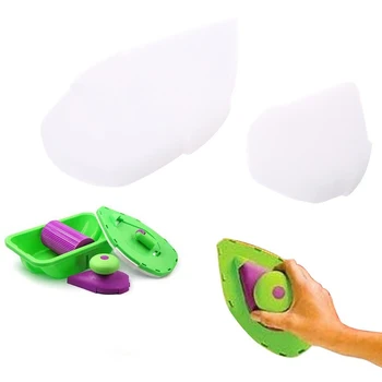 

Wall Treatment Painting Tools 2pcs Household Foamed Resin Sponge Wall Painting Roller Brushes Cleaning Sponge