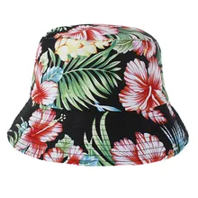 Холщовая Кепка унисекс с цветочным принтом и широкими полями, шляпа с бананом, Женская/мужская летняя кепка в стиле хип-хоп, шляпы от солнца, рыболовные Панамы, Пляжная Шляпа