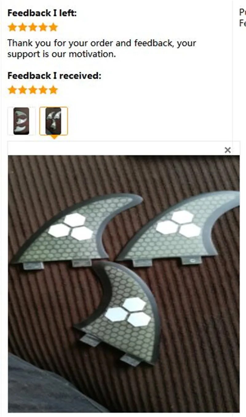 Free Shipping FCS Honeycomb Fins Good Quality Surf Fins FCS Quilhas Fin