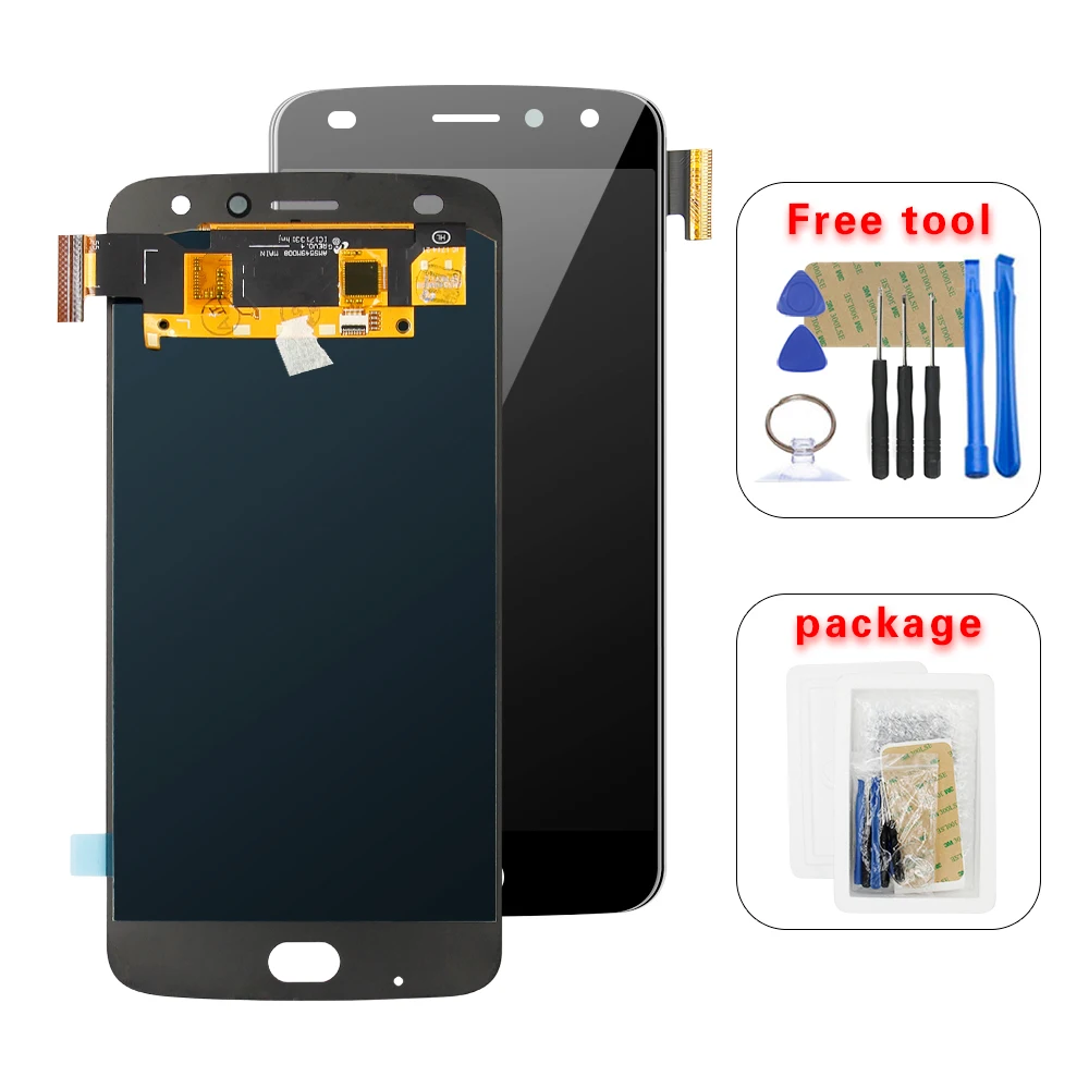 

For Motorola Z2 Play XT1710-1 Moto Z2 Play 2nd Touch Screen Digitizer Lcd Display Black Assembly Replacement