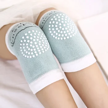 

Babys Non-slip Kneecap Children's Cotton Baby Crawling Shatter-resistant Knee Pads Terry Thick Mesh Breathable Knee Sets