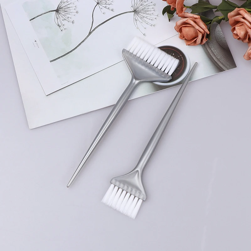 

1Pc Hair Dye Coloring Brushes Dual-Purpose Hair Coloring Dyeing Paint Tinting Comb Salon Hairdressing Hair Coloring Tool Grey