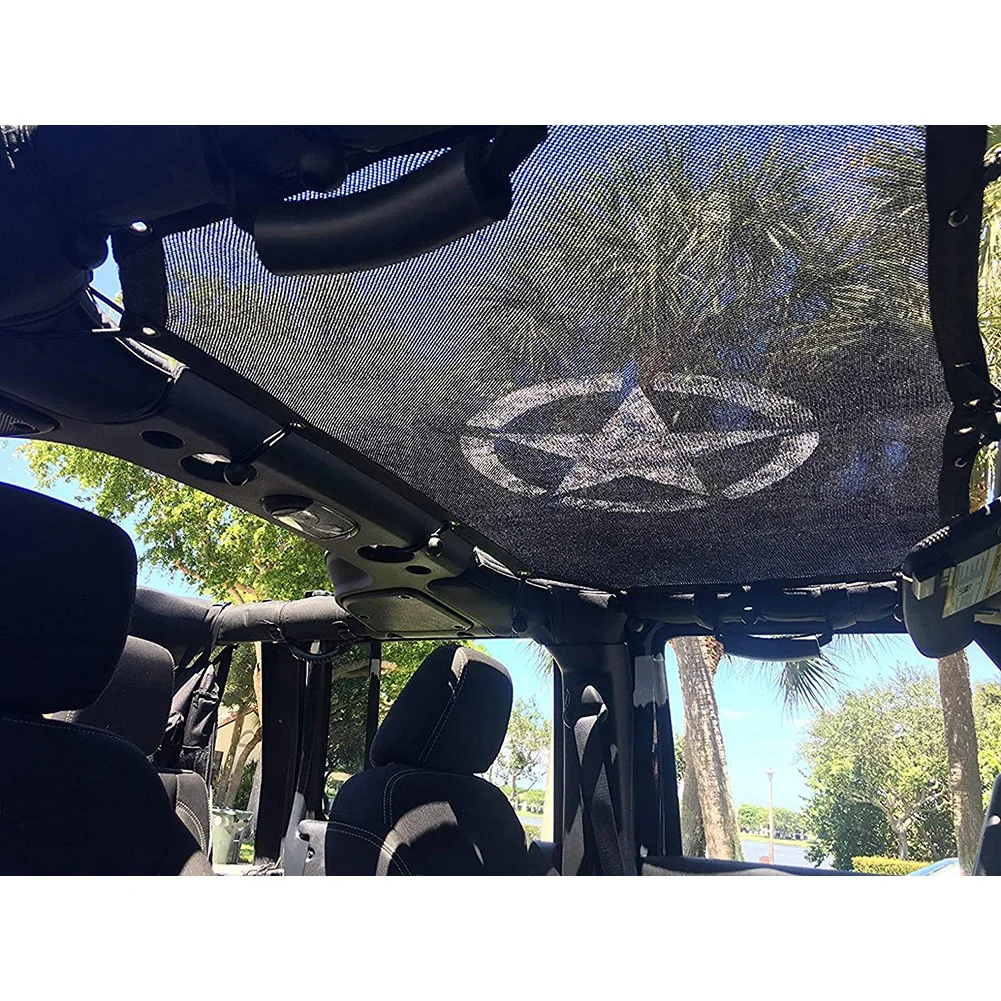 Крыша сетка для теплоизоляции крышка авточехлы автомобильный чехол для автомобилей зонт от солнца для Jeep Wrangler внедорожный 2 двери автомобильные аксессуары