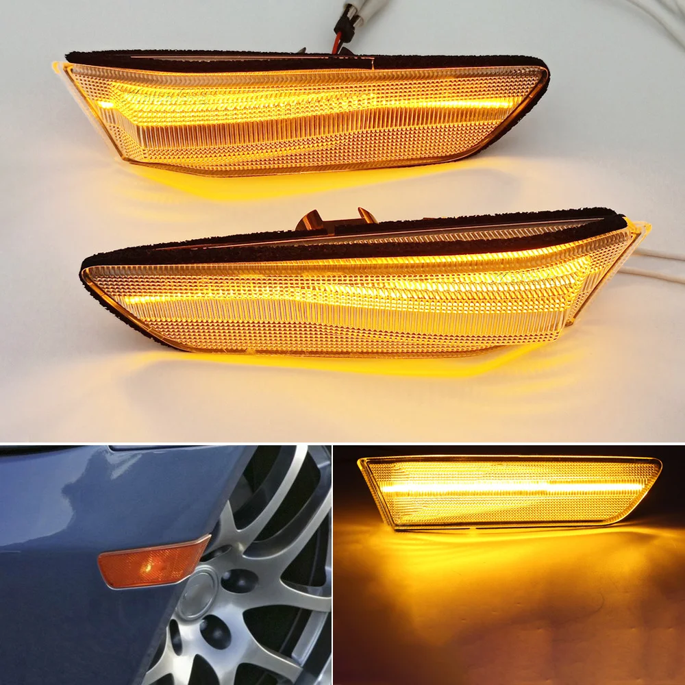 Blinker Indicator Lamp LED Turn Signal Lamp Front Side Marker Light For