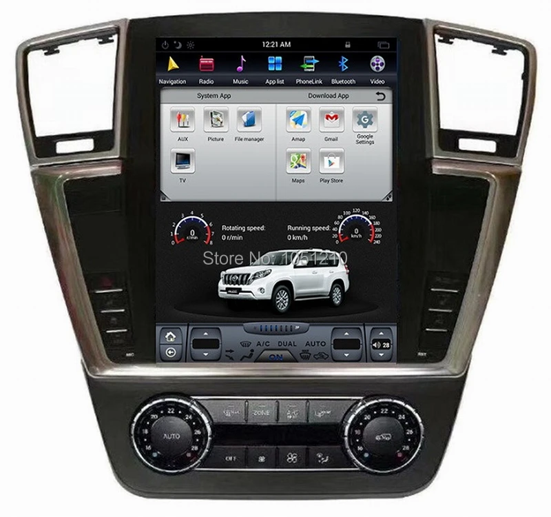 Ouchuangbo магнитола для Mercedes Benz ML GL 2013- с системой android 7,1 12,1 дюймов Bluetooth 2 Гб ram 32 Гб rom