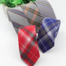 Mens Fashion Soft Artificial TR Fabric Of Business Suit Striped 6cm Width Ties Men Small Ties Designer Cravat