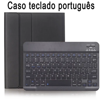 

For iPad 10.2 2019 Keyboard Case with Pencil Holder for Apple iPad 7th Generation A2197 A2200 Russian Spanish English Keyboard
