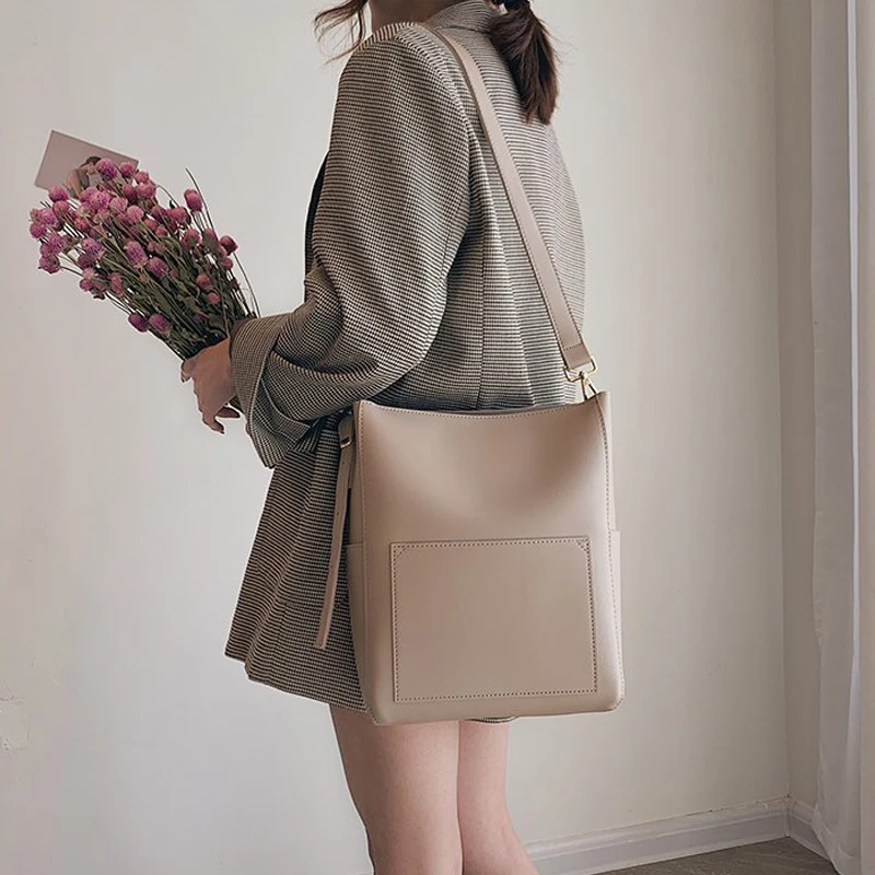 

Elegant Female Casual Big Tote bag 2019 New Quality PU Leather Women's Designer Handbag High capacity Shoulder Messenger Bag