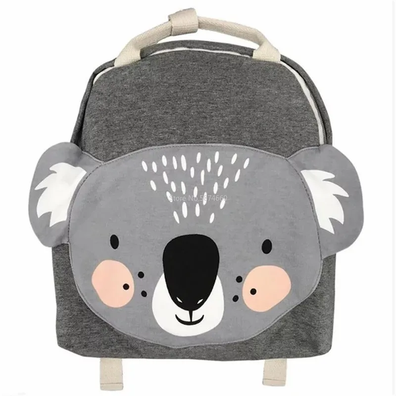 Children Backpack Animals Design Girl Boys Backpack Toddler Kids School Bag Kindergarten Cartoon Rabbit Butterfly lion print Bag