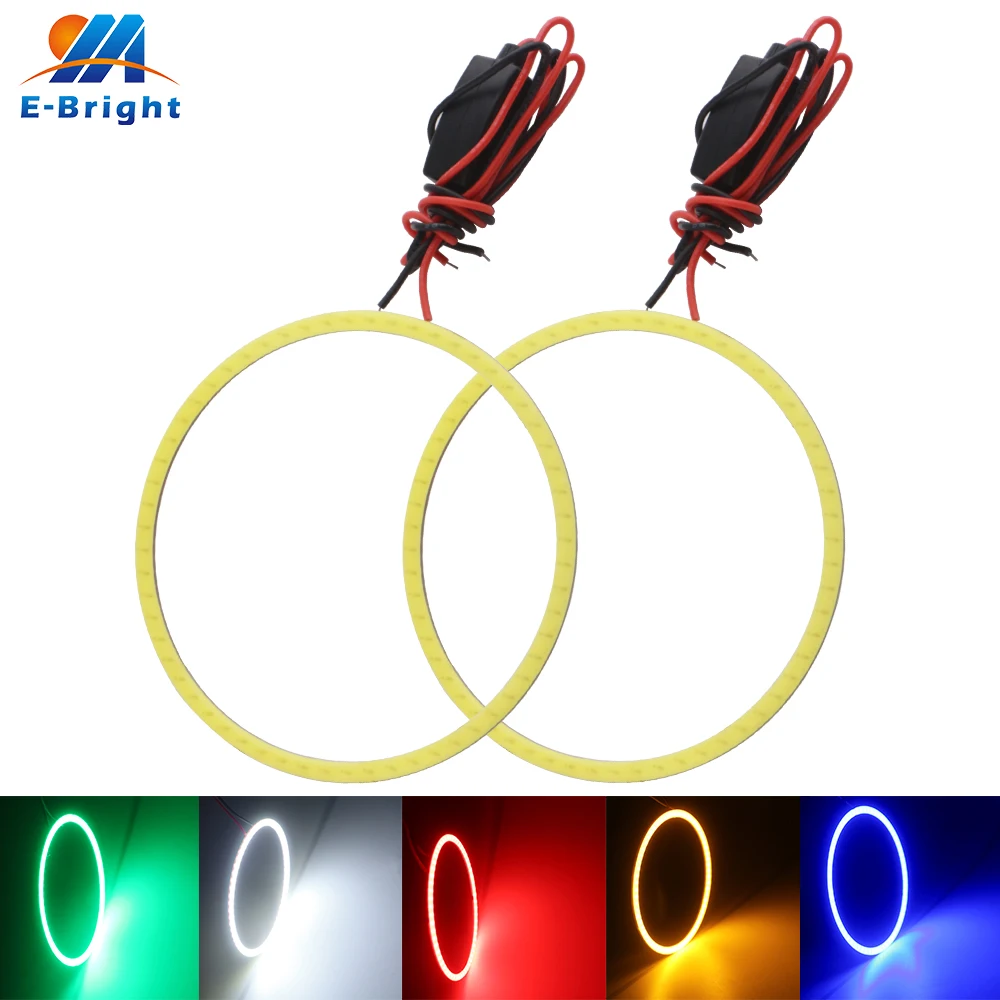 70 мм 9 30 в COB 60 SMD цветной 300MA светодиодный автомобильный галогенный кольцевой