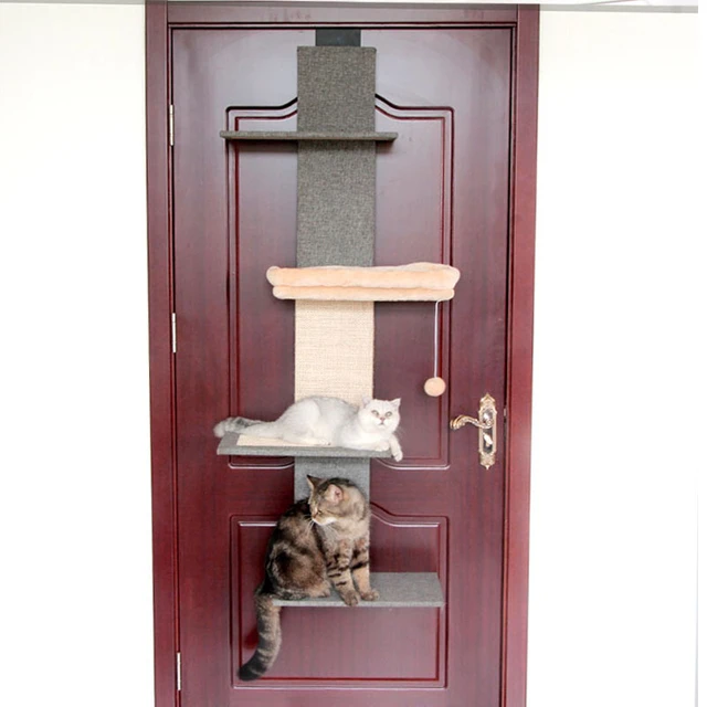 New Detachable Cat Tree Tower Condo Furniture Sisal Scratch Post Cat  Jumping Toy with Ladder for Kittens Pet House Play - AliExpress