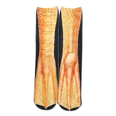 Jerrinut, женские Веселые носки с 3d принтом, милые хлопковые носки с изображением животных, модные высокие носки для мужчин и женщин, носки унисекс, 1 пара - Цвет: 5