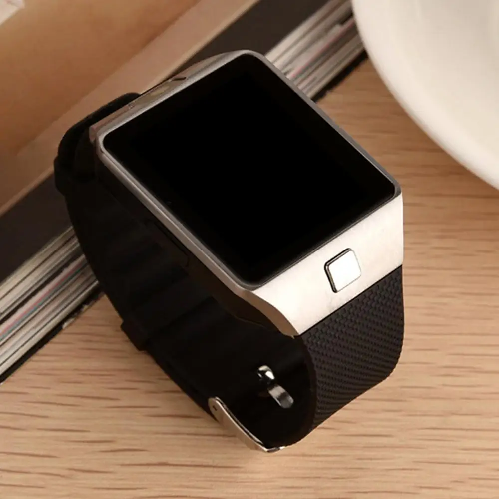 Смарт часы Oloey DZ09 Цифровые мужские для IOS Android телефона Bluetooth SIM TF карты