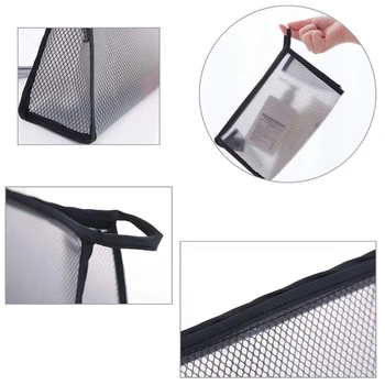 

4 Piece Cosmetics See Through Make up Bag/Organizer, Zipper Translucent Makeup Bag,Waterproof Travel Toiletry Bag/Wash Bag(4 Pac