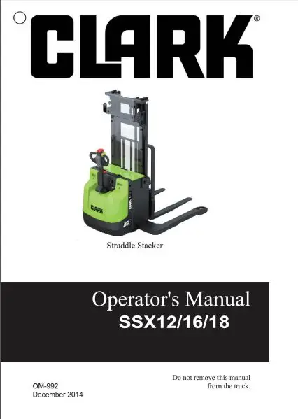 Clark Operators Manuals 2018 | Автомобили и мотоциклы