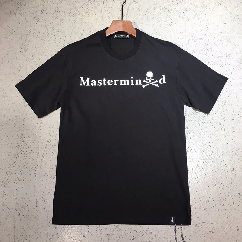 

2020ss Basic Design O-Neck Skulls Printed T Shirt Men Women Mastermind World Japan MMJ T-shirts 100% Cotton Tees Men