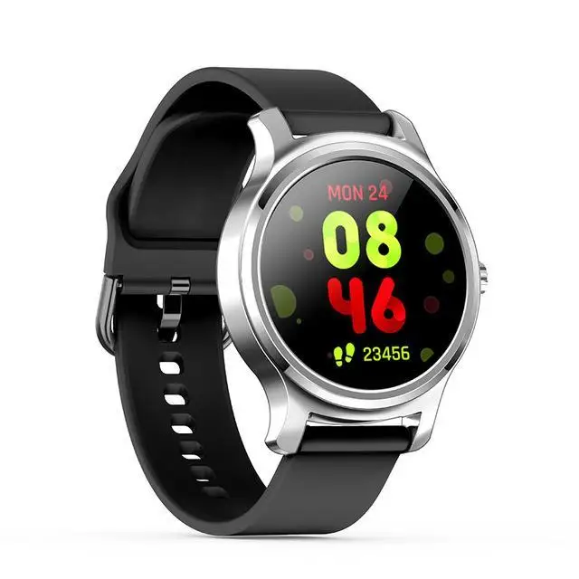 R2 Bluetooth циферблат вызова Смарт-часы монитор сердечного ритма измерения артериального давления спортивные фитнес-трекер пара часов - Цвет: Silver Silica gel