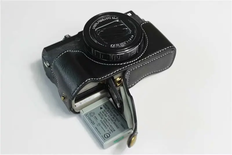 Чехол из натуральной кожи для камеры для Canon Powershot G5 X Mark II G5XII G5X2 Половина корпуса камеры Нижняя крышка батарейного отсека