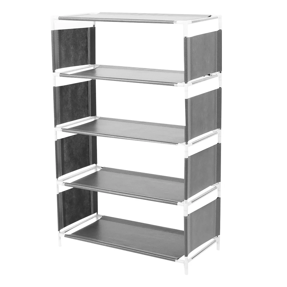 

Multi Layers Shoe Rack Nonwoven Fabric Home Shoes Storage Organizer Easy to Install Shoe Cabinet Stand Holders Space Saver