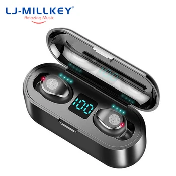 

New Wireless Headphones Bluetooth 5.0 Earphone TWS HIFI Mini In-ear Sports Running Headset Support iOS/Android Phones HD Call