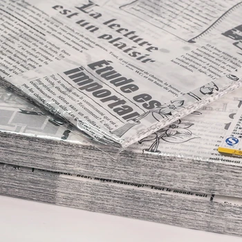 

100pcs 30*30 Cm Non-stick Baking Double-sided Oil-absorbing Silicon Paper Vintage Shoot Disposable Placemat Air Fryer Paper