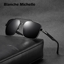 BM, брендовые дизайнерские солнцезащитные очки, мужские, поляризационные, UV400, квадратные, для вождения, солнцезащитные очки, мужские, lentes de sol hombre oculos de sol masculino