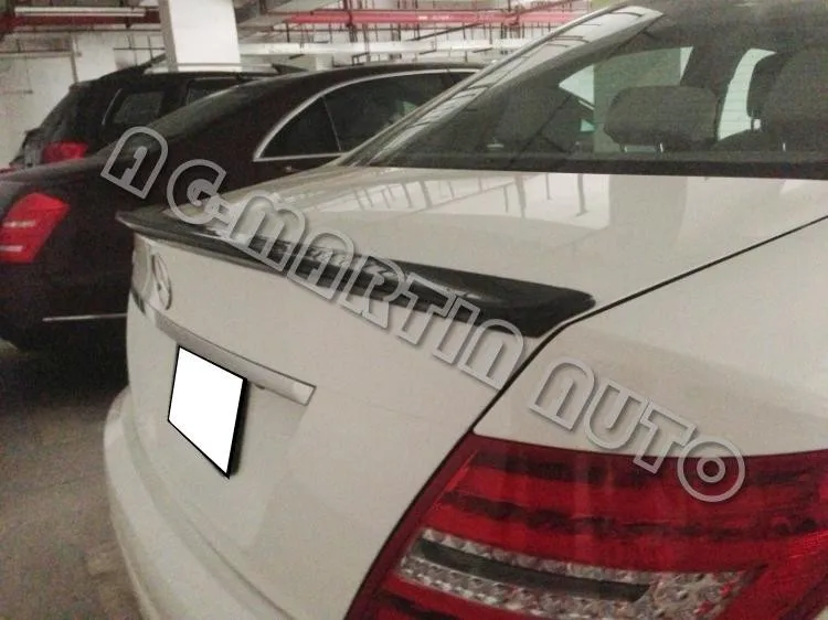 Углеродное волокно AMG стиль багажник спойлер авто задний спойлер крыло задний багажник спойлер крыло для Mercedes-Benz C Класс W204 2008