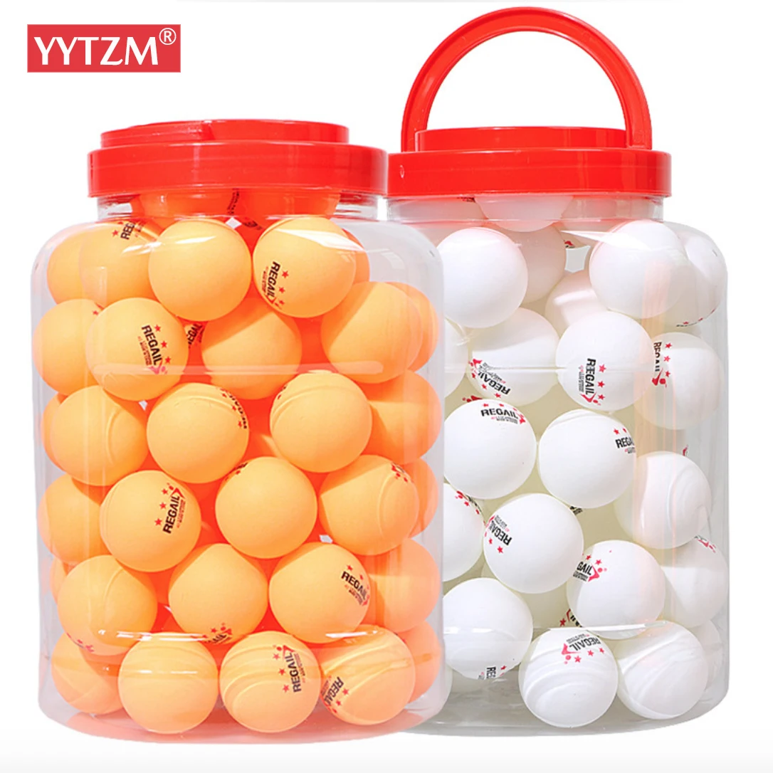 Plastic Table For 60 Pack Colored Beer Ping Pong Balls 40mm With Storage Holder 