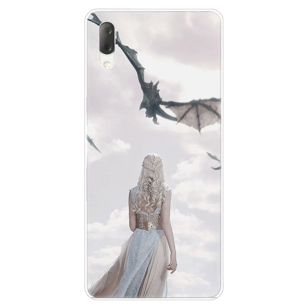 002 Daenerys Таргариен из сериала "Игра престолов" Игра престолов чехол для sony Xperia L1 L2 L3 X XA XA1 XA2 XA3 ультра 10 плюс E5 XZ XZ1 XZ2 компактный XZ3 XZ5 20 - Цвет: 002