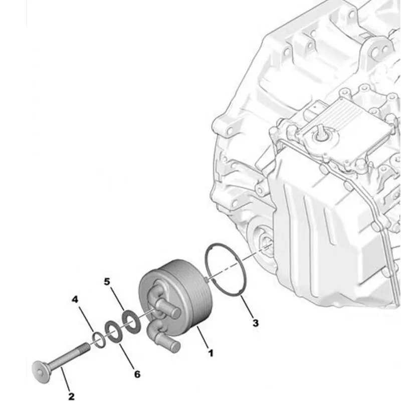 RWSYPL AT6 масляный радиатор передачи теплообменник для peugeot 508 408 3008 Citroen C5 C4 C4L