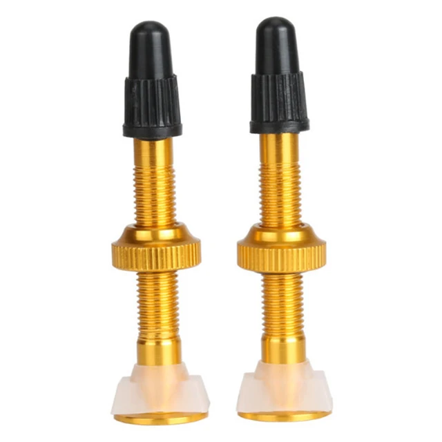 2 Pcs//set Tubeless Presta Valve Stems Cycling Bicycle MTB Bike Tyre Extenders