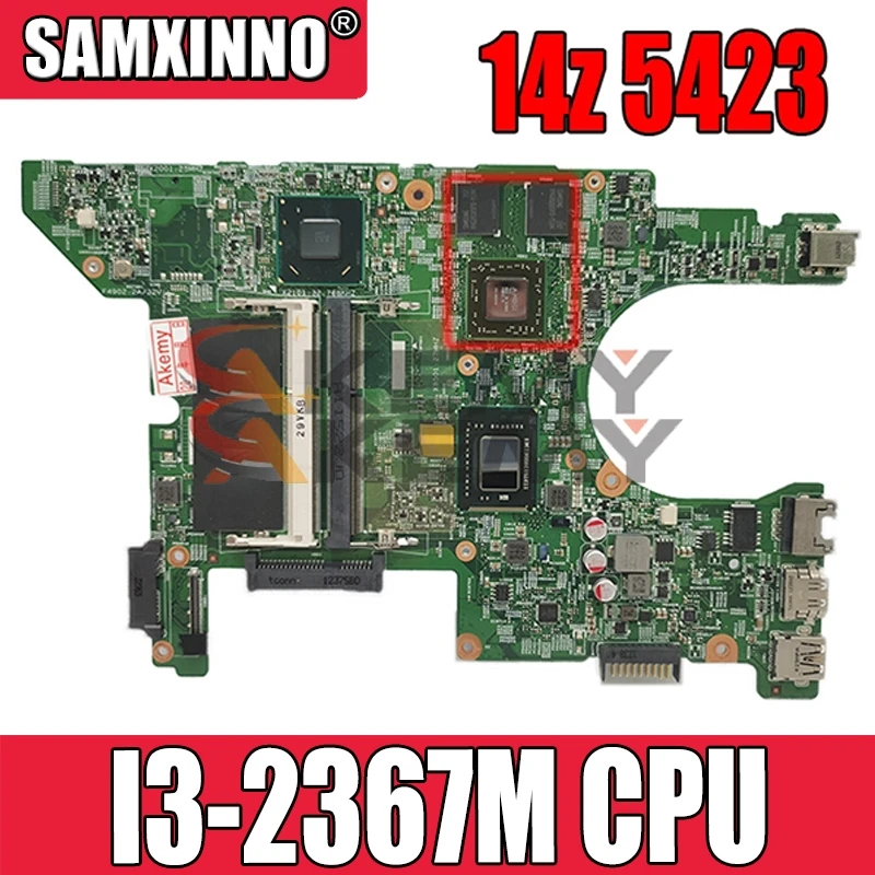100% working for Dell Inspiron 14z 5423 motherboard CN-0KFT53 0KFT53 KFT53 11289-1 mainboard I3-2367M with graphic tested ok | Компьютеры