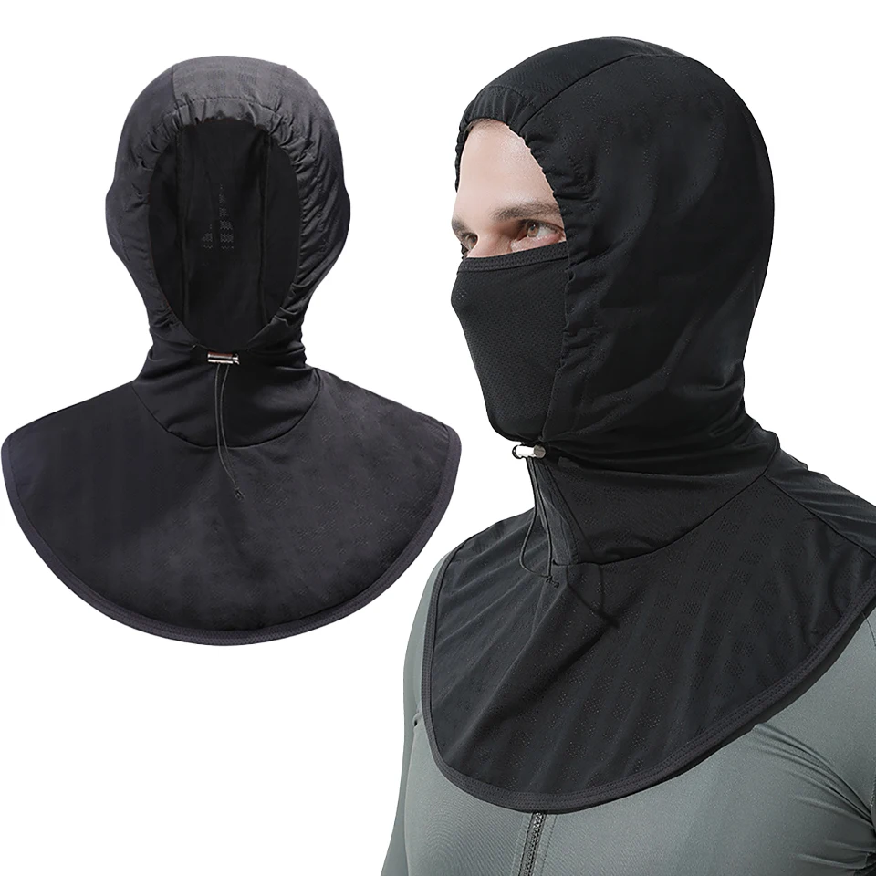 

GOBYGO Mountaineering Neck Guard Balaclava Sunscreen Ice Silk Headgear Cycling Fishing Breathable Quick-dry Anti-UV Headwear