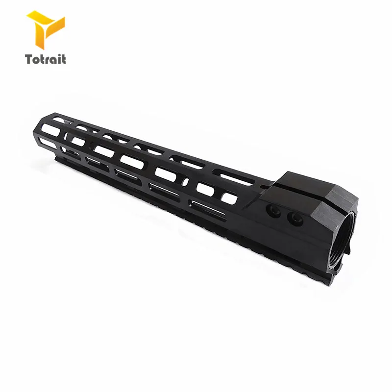 TOtrait tactical AR15 M4 Mlok 7/9/10/12/13,5/15/17/19/inch тонкий свободный поплавок Handguard прицел крепление со стальной гайкой черный