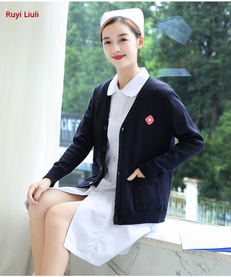 Nurse's sweater jacket cardigan nurse uniform suits