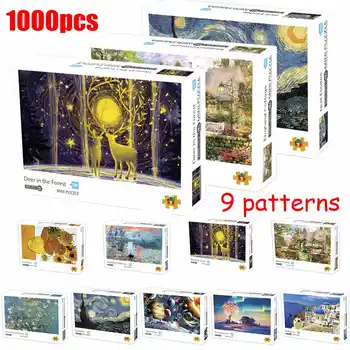 

Jigsaw Puzzles Landscape Picture 1000 Pieces Mini Jigsaw Puzzle Toy for Adults Children Kids Educational Games Toys Pretty Gift