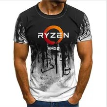S-4XL ПК CP Процессор Uprocessor AMD RYZEN футболка Программист-фанат футболки игровой camiseta компьютера из мультфильма «Холодное сердце» периферийных устройств хлопок мастер футболка