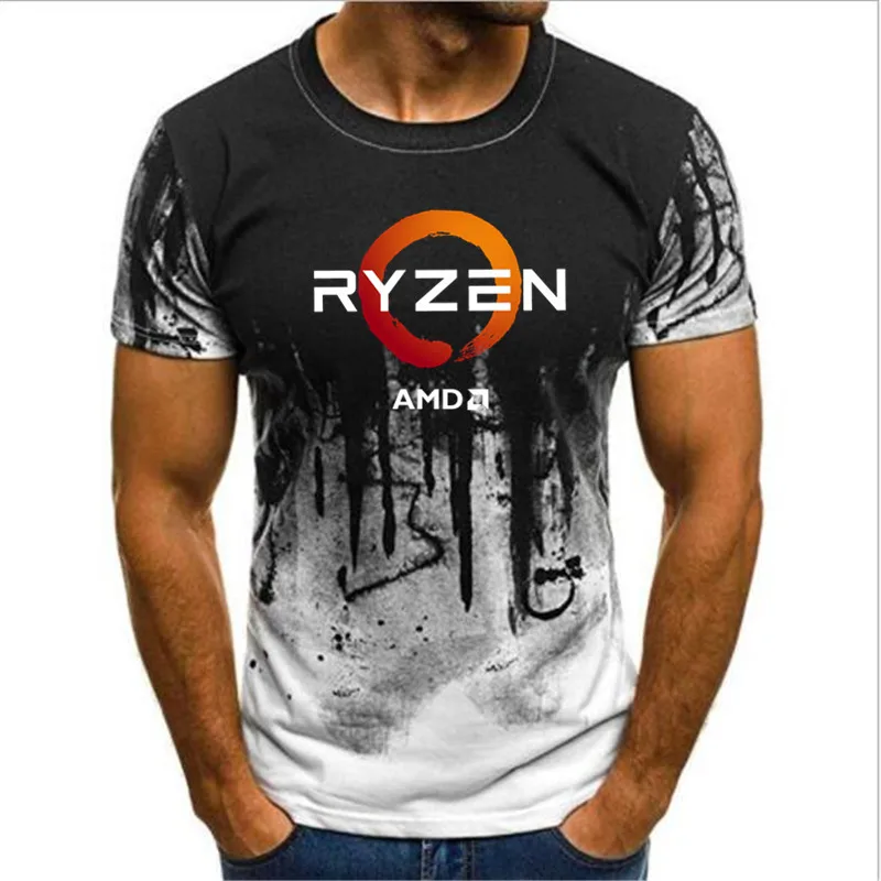 S 4XL PC CP CPU uпроцессор AMD RYZEN футболка гейк программатор игровые футболки компьютер