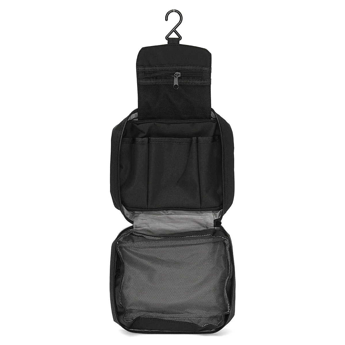 Мужская сумка для предметов личной гигиены туристический с ремешками для мытья душа комплект для органайзера сумка для переноски черная Косметика для макияжа крепкая висячая сумка с крюком