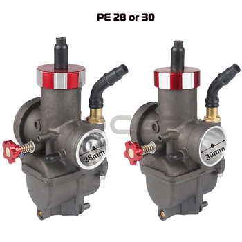 

PE28 PE30 Super performance Racing Carburetor 28mm 30mm Pull the damper For PE motorbike Moped Scooter Dirt Bike ATV Quad