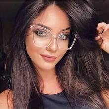 Новые женские очки кошачий глаз, оправа для женщин, сексуальные негабаритные металлические оправы, брендовые дизайнерские оптические очки, модные очки
