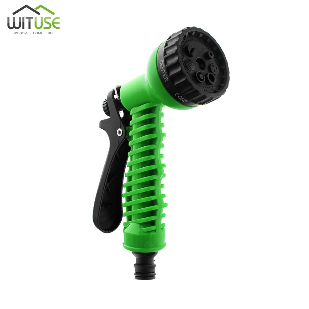 

Garden Watering Spray Lawn Tool 7 Patterns Hose Nozzle Sprayer Gun Ajustable Car Cleaning Pet Shower High Pressure Power Washer