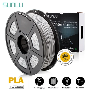

SUNLU PLA Filament 1.75 1kg Plastic PLA 3D Printer Filament Hot Selling 3d Printing Materials
