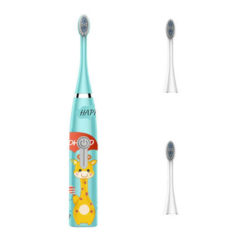 Professional Child Baby Sonic Electric Toothbrush quality kids toothbrush 2 clean head ultrasonic Cartoon makes children like Professional Child Baby Sonic Electric Toothbrush quality kids toothbrush 2 clean head ultrasonic Cartoon makes children like