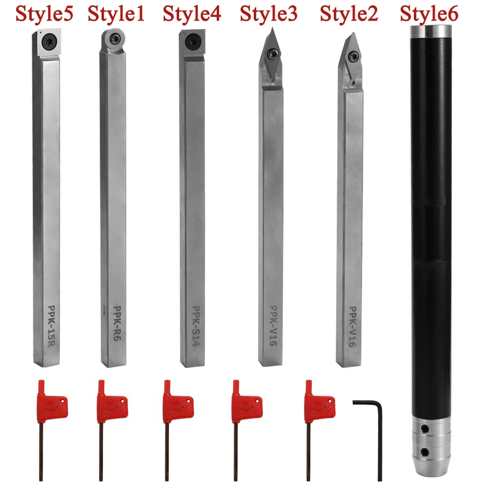 

Alloy Steel Lathe Wood Turning Tool Carbide Insert Wrench Cutter Tools Aluminum Alloy Handle Woodworking Tool