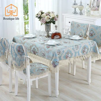 

Table Cover Classical European-Style TableCloth Lace Coffee TableCloth Three-dimensional Printing Cover Chair Cushion ChairCover