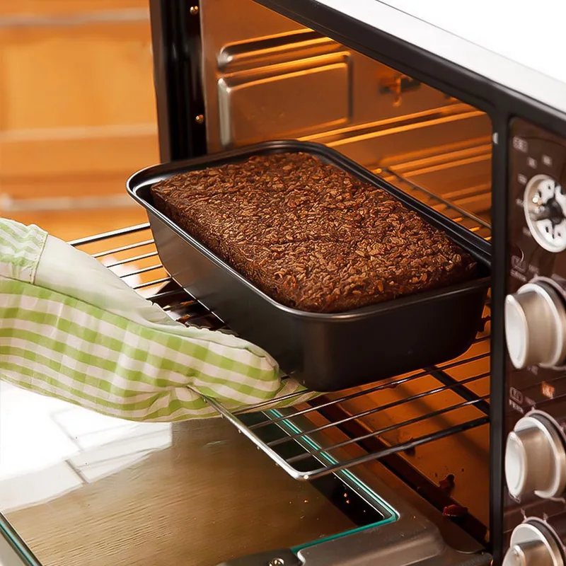 DIY Non-stick Cake Baking Tray Carbon Steel Toast Mold Cake Pan Set Bakery Oven Baking Tray Portable Tool Home Kitchen Tool