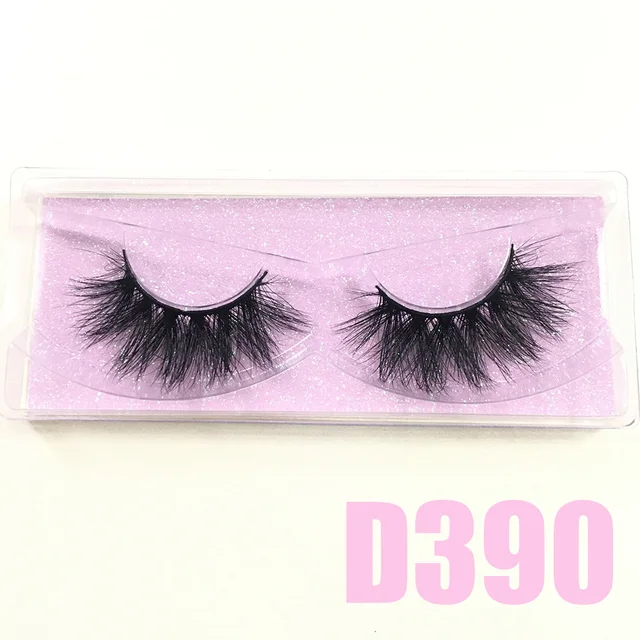 BossGirl Lashes False Eyelashes Natural Long 22mm 20mm 3D 5D Real Mink Handmade Lightweight Comfortable D414 D390