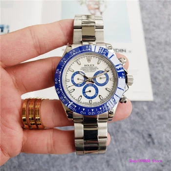 

rolex- Luxury New Men Automatic Mechanical Watches Drive Ceramic Bezel Crystal Sapphire Sport AAA Watch 9618