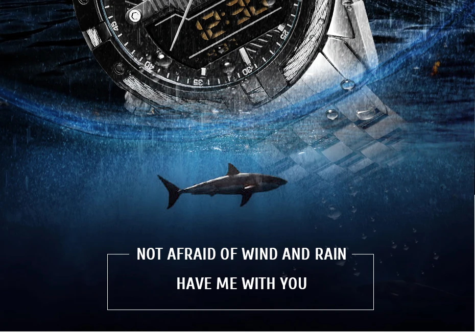 KADEMAN Gold Watch Men Dual Display Wristwathes Stainless Steel Digital Quartz Sport Men's Watches 2021 Luxury Brand Waterproof